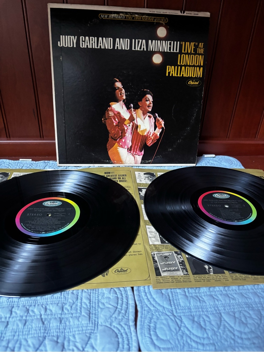 Judy Garland 'Live' At The London Palladium UK 2-LP vinyl set